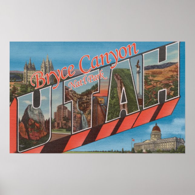 Large Letter Scenes Poster (Front)