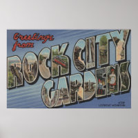 Large Letter Scenes - Rock City Gardens, TN
