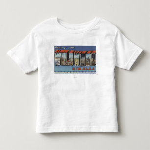 Large Letter Scenes - Wildwood-By-The-Sea, NJ Toddler T-Shirt