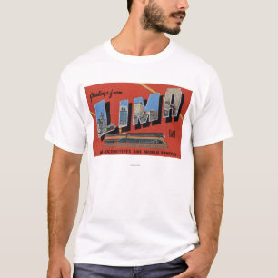 Large Letters - Lima Locomotives are World T-Shirt