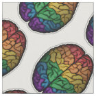 Large LGBTQ Pride Rainbow Brain Vector