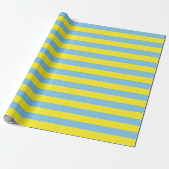 light blue striped wrapping paper