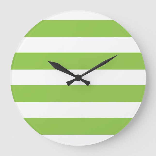 Large Lime Green Wall Clock (Front)
