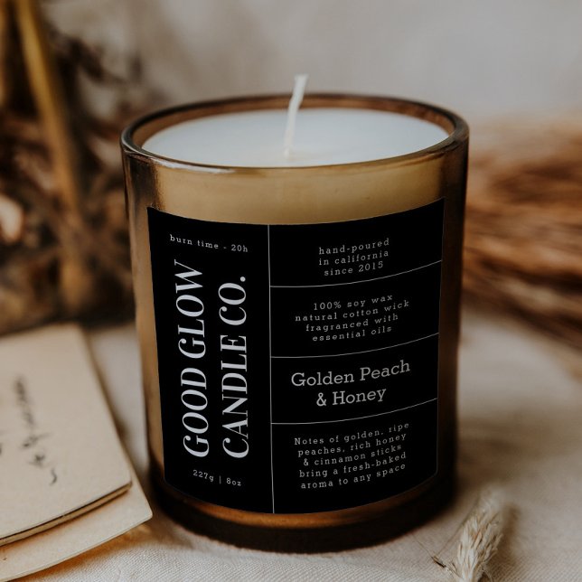 Large Logo Candle Jar Product Label Stickers (Creator Uploaded)