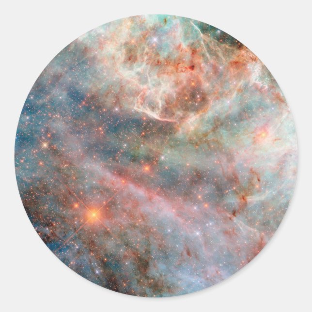 Large Magellanic Cloud Classic Round Sticker (Front)