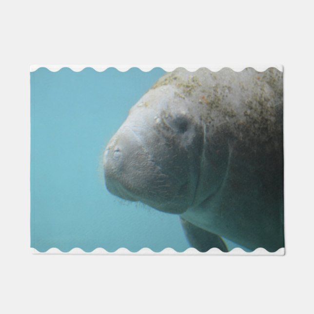 Large Manatee Underwater Doormat (Front)