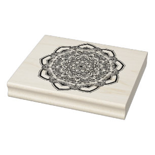 Large Mandala Rubber Stamp