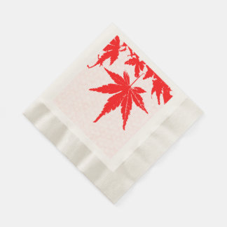 Large Maple Leaves (Hemp Leaf Pattern) Napkin