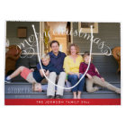 Large Merry Christmas Family Photo