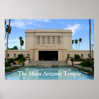 Large Mesa Arizona Temple Print