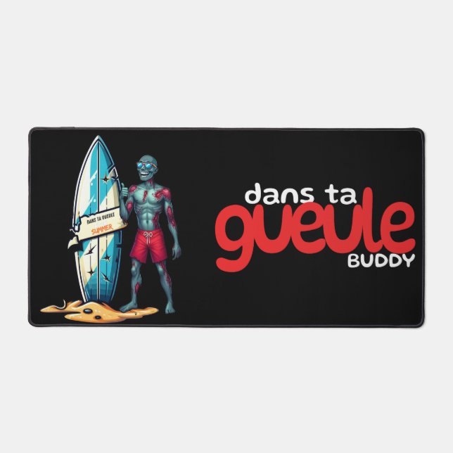 Large Mouse Carpet | Akashic Summer Surf Desk Mat (Front)