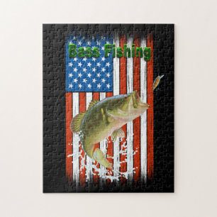 Large Mouth Bass Fishing USA Jigsaw Puzzle