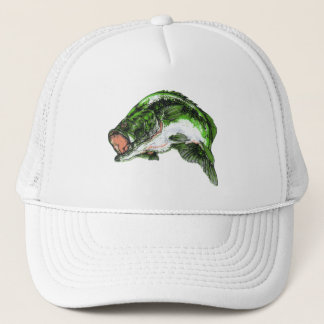 Large mouth Bass Trucker Hat