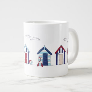 Large Mug - Beach Huts