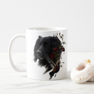 Large Munsterlander with pheasant Coffee Mug