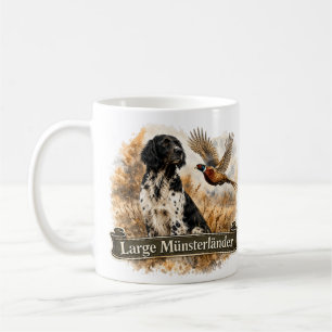 Large Münsterländer with Pheasant Coffee Mug