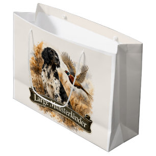 Large Münsterländer with Pheasant Gift Bag
