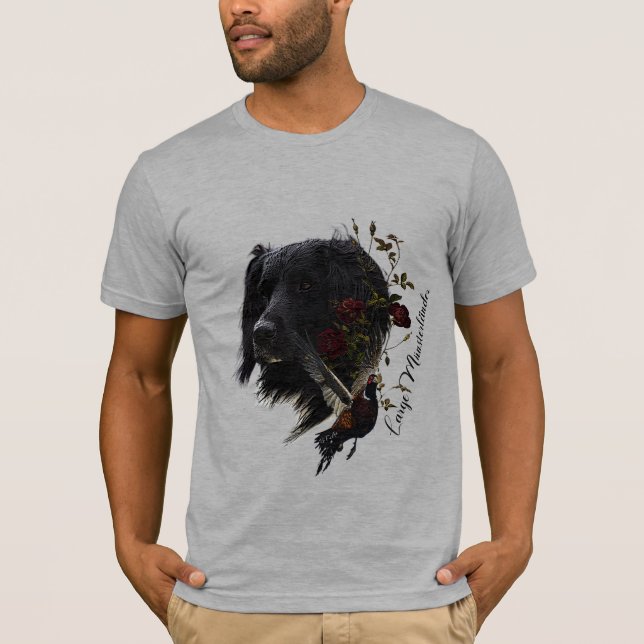 Large Munsterlander with pheasant     T-Shirt (Front)