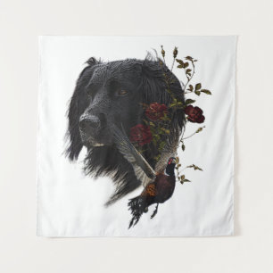 Large Munsterlander with pheasant     Tapestry
