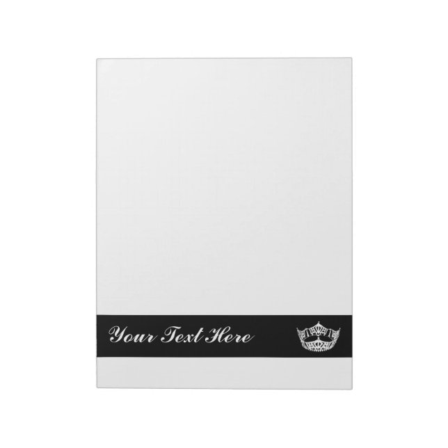 Large Note Pad Pageant Crown (Rotated)