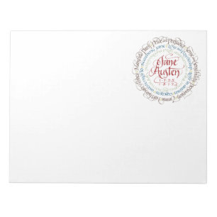 Large Notepad - Jane Austen Period Dramas - Horiz.
