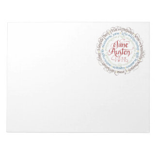 Large Notepad - Jane Austen Period Dramas - Horiz.