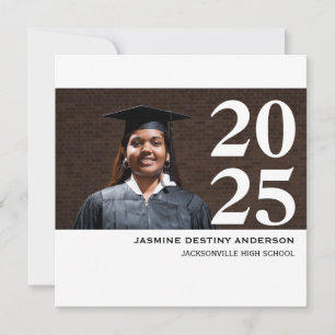 Large Numbers - Graduation Announcement