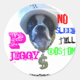 Large P-Jiggy sticker! Classic Round Sticker