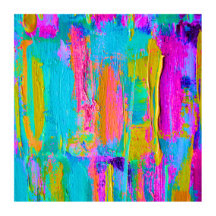 Large Palette Knife Painting Poster 3a