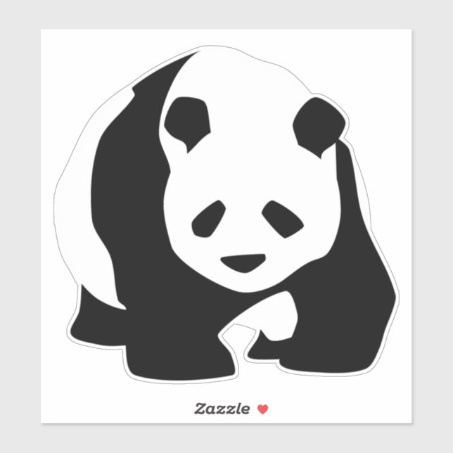 Large Panda Sticker  (Sheet)