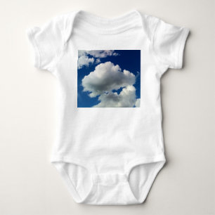 Large patches of cloud baby bodysuit