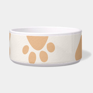 Large Paw Print Pet Bowl