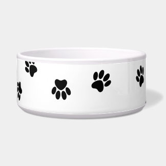 Large Paw Print Pet Bowl