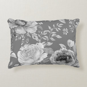 Large Peony Decorative Cushion