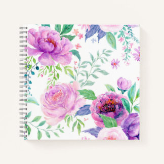 Large Peony Notebook