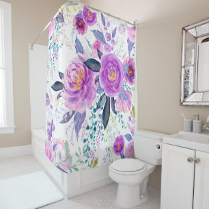 Large Peony Shower Curtain