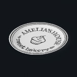 Large Personalised Homemade Logo Custom Paper Plate<br><div class="desc">Easily personalise this Large Personalised Homemade Logo Custom Paper Plate with your own company logo. Just add your own logo,  image and text. Perfect for crafting,  party,  any kind of small business,  scrapbooking,  decorations or business stationery.</div>