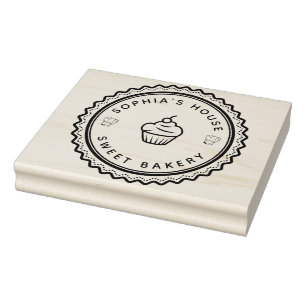 Large Personalised Homemade Logo Custom  Rubber St Rubber Stamp