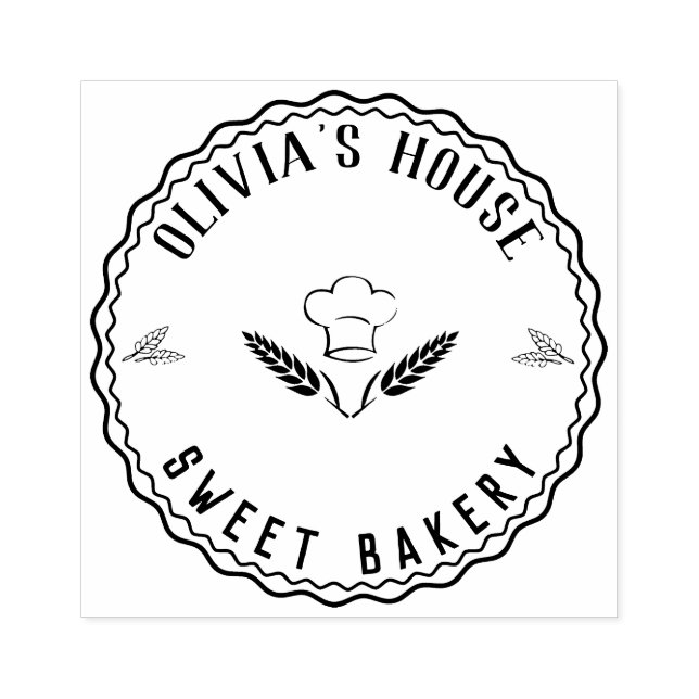 Large Personalised Homemade Logo Custom Rubber Sta Rubber Stamp (Imprint)