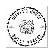 Large Personalised Homemade Logo Custom Rubber Sta