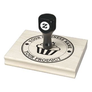 Large Personalised Homemade Logo Custom Rubber Stamp