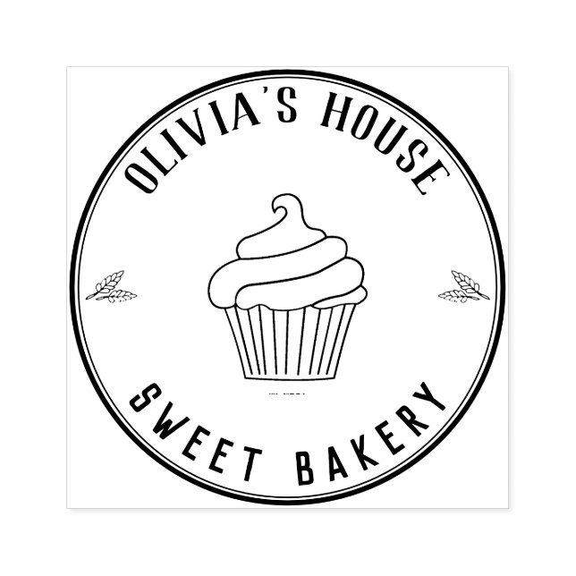 Large Personalised Homemade Logo Custom Rubber Stamp (Imprint)