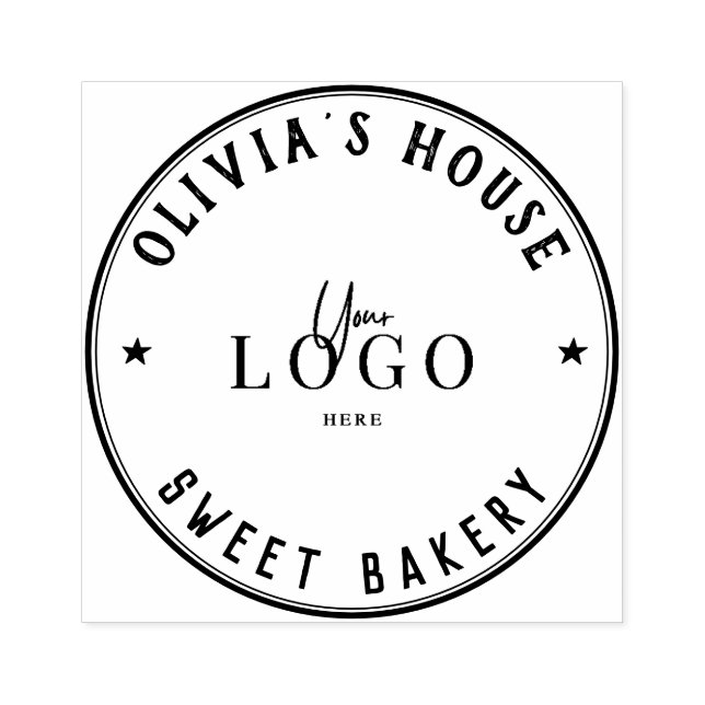 Large Personalised Homemade Logo Custom Rubber Stamp (Imprint)