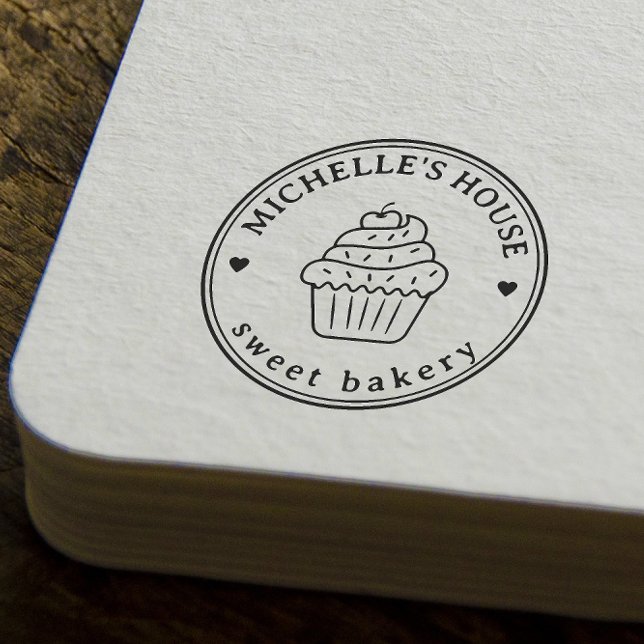 Large Personalised Homemade Logo Custom Rubber Stamp (Creator Uploaded)