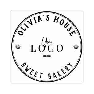Large Personalised Homemade Logo Rubber Stamp