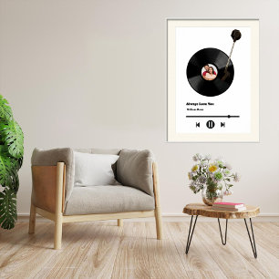 Large Personalised Vinyl Love Poster