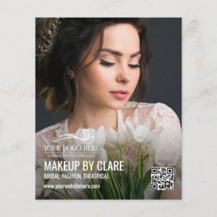 Large Photo Makeup Artist With Your Logo Flyer