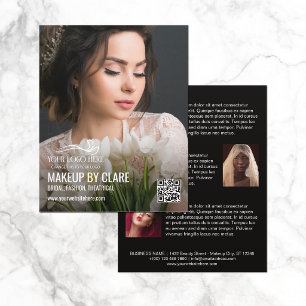 Large Photo Makeup Artist With Your Logo Flyer