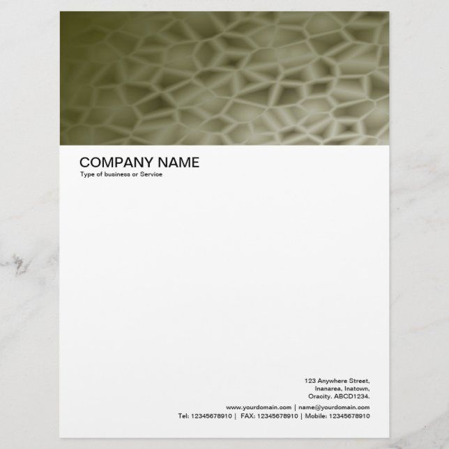 Large Picture Header - Alien Planet Personalised Letterhead (Front)