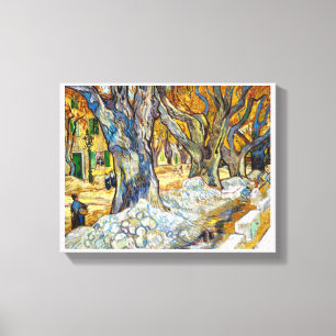 Large Plane Trees by Vincent Van Gogh Canvas Print